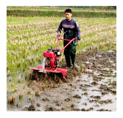 45-85 cm largeur de travail moteur à essence Mini Cultivator Tiller rotatif pour une utilisation facile