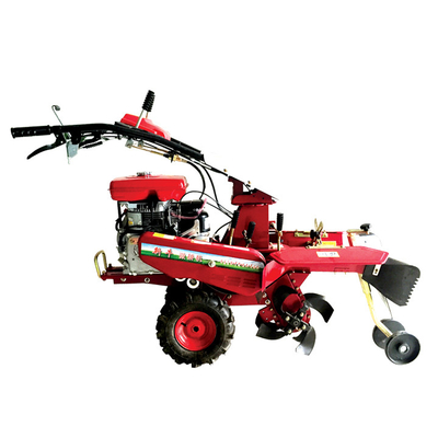 Transmission à engrenages Cultivateur agricole Moteur à essence Mini Tiller à poussée manuelle pour le creusement