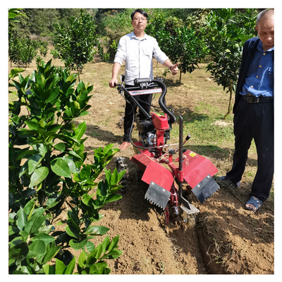 Tiller à essence à micro-puissance pour le labourage de la vigne Largeur supérieure à 10 cm 145*62*85 cm Taille