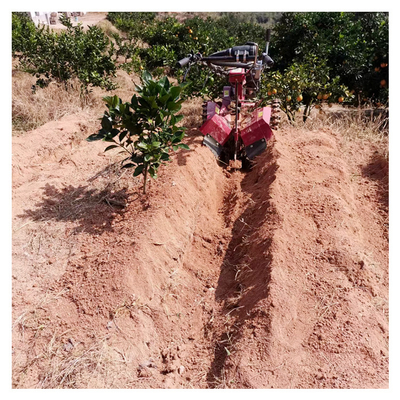 Tiller à essence à micro-puissance pour le labourage de la vigne Largeur supérieure à 10 cm 145*62*85 cm Taille