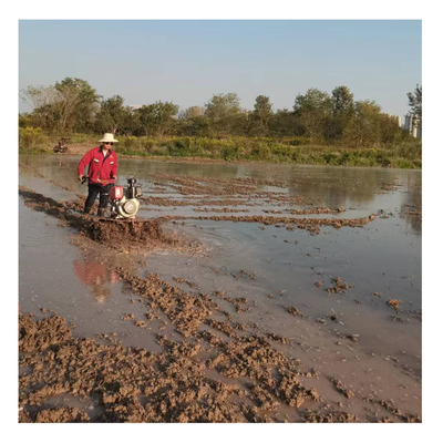 Défrichage et récolte avec le cultivateur de ferme à transmission à engrenages intégraux 177F directement connecté