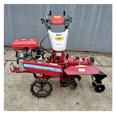 Puissante machine de tranchée diesel à poussée manuelle Mini Tiller Largeur de travail 11-39cm réglable