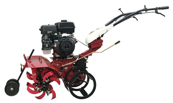 Cultivateur à quatre roues motrices à moteur diesel 186F économique pour l'agriculture multifonctionnelle