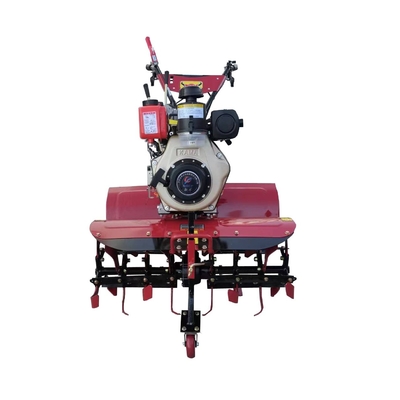 Cultivateur de ferme Nouveau design 173F moteur diesel à quatre roues motrices Mini Power Tiller