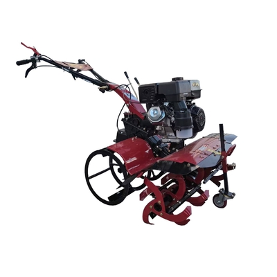 177F Moteur à essence Transmission à tous les engins Traction à quatre roues motrices Mini Power Tiller Cultivator