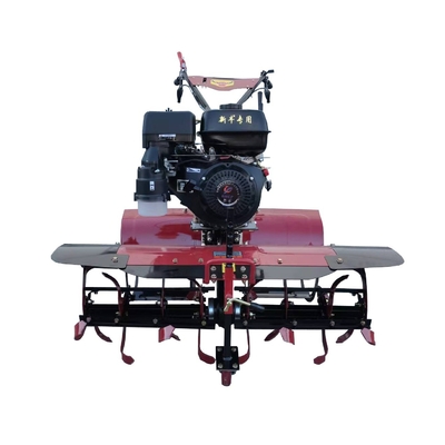 177F Moteur à essence Transmission à tous les engins Traction à quatre roues motrices Mini Power Tiller Cultivator