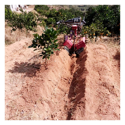 4 km/h Vitesse de travail Moteur à essence Mini Power Tiller Power Weeder Rotavator Cultivator