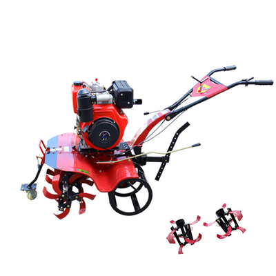 Moteur diesel abordable Mini Tiller pour désherber à la maison Fonctionnalités optionnelles
