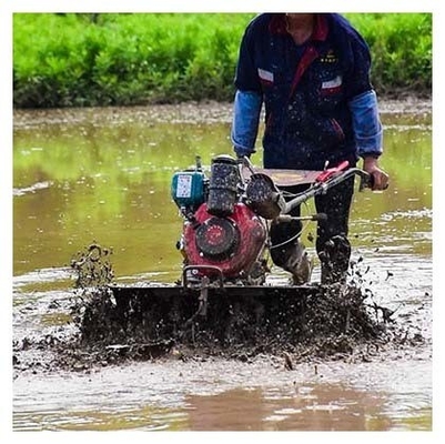 Réalisez plus en moins de temps avec notre rouleuse rotative 170F/173F 4WD Mini Power Tiller
