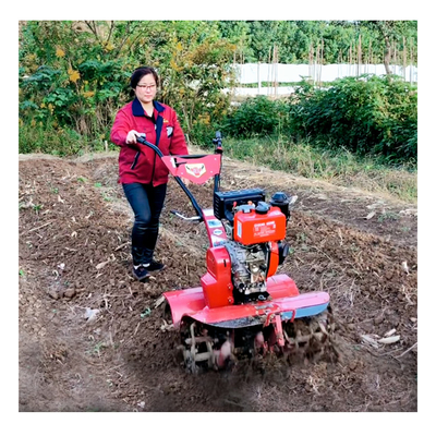 Vitesse de travail 4KM/H Commencez manuellement cultivateur manuel pour le travail agricole et de jardinage pratique
