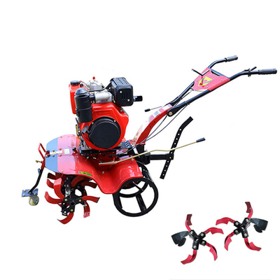 Vitesse de travail 4KM/H Commencez manuellement cultivateur manuel pour le travail agricole et de jardinage pratique