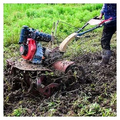 Transmission à engrenages 4×4 Mini Tiller avec 1100*1050*880mm Taille et vitesse de travail de 4 km/h