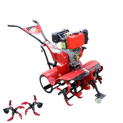 Cultivateur à outils à main de 8 chevaux avec fonctionnement facile et nouveau type de moteur diesel