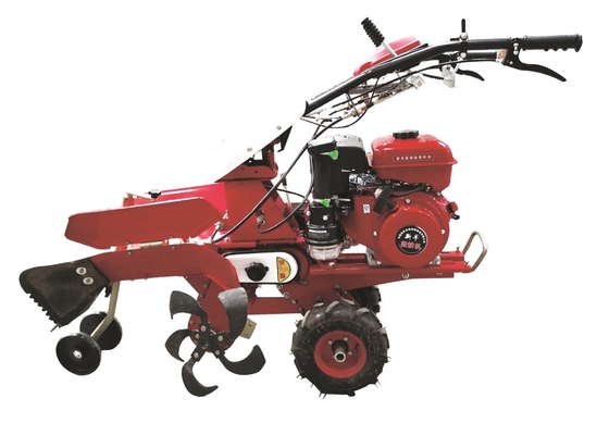 Transmission 170F Moteur à essence à quatre roues motrices Mini Power Tiller Cultivator