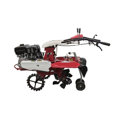 177F Moteur à essence à quatre roues motrices Mini Power Tiller Cultivator pour les besoins agricoles