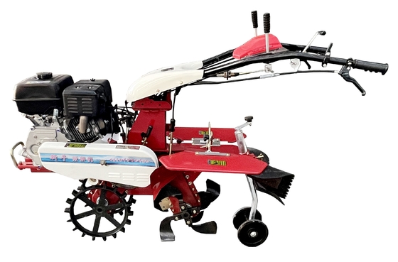 177F Moteur à essence à quatre roues motrices Mini Power Tiller Cultivator pour les besoins agricoles