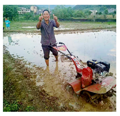 160*62*108cm Niveau de sécurité élevé Machines agricoles 4KW Équipement agricole/Mini Tiller rotatif
