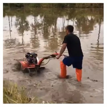 Mini-Tiller à essence avec terrassement rotatif léger et capacité de charge de 65 kg