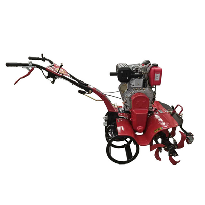 Tiller électrique mini à quatre roues motrices multifonctionnelle pour les opérations de terrassement rotatif