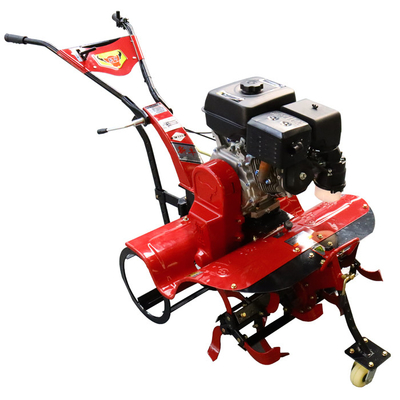 Largeur de travail réglable et largeur de terrassement Mini Tiller à quatre roues motrices