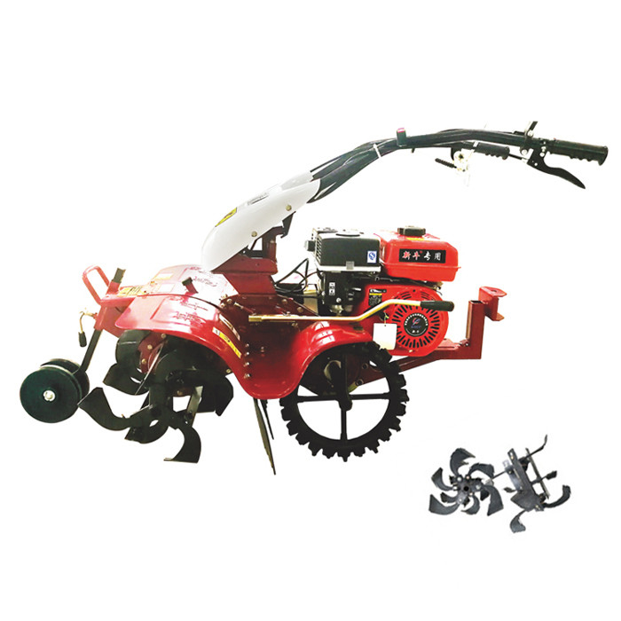 Largeur de terrassement de plus de 10 cm Fermes Nouveau moteur à essence de 4,0 kW Mini terrasseur rotatif