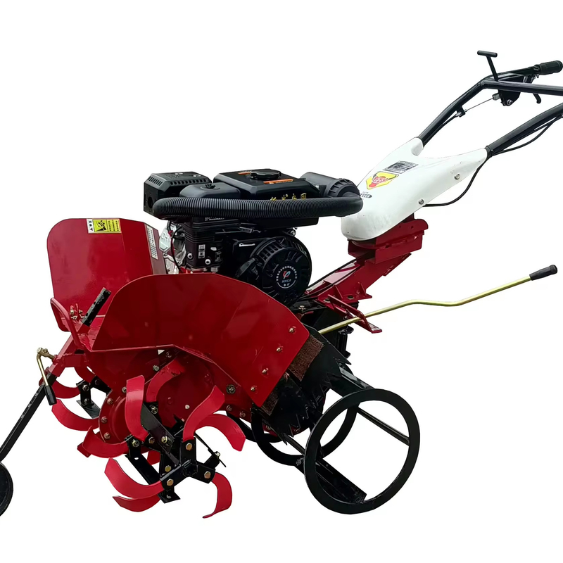Économique, à quatre roues motrices, cultivateur mini-moteur pour l'intertillage et la reprise