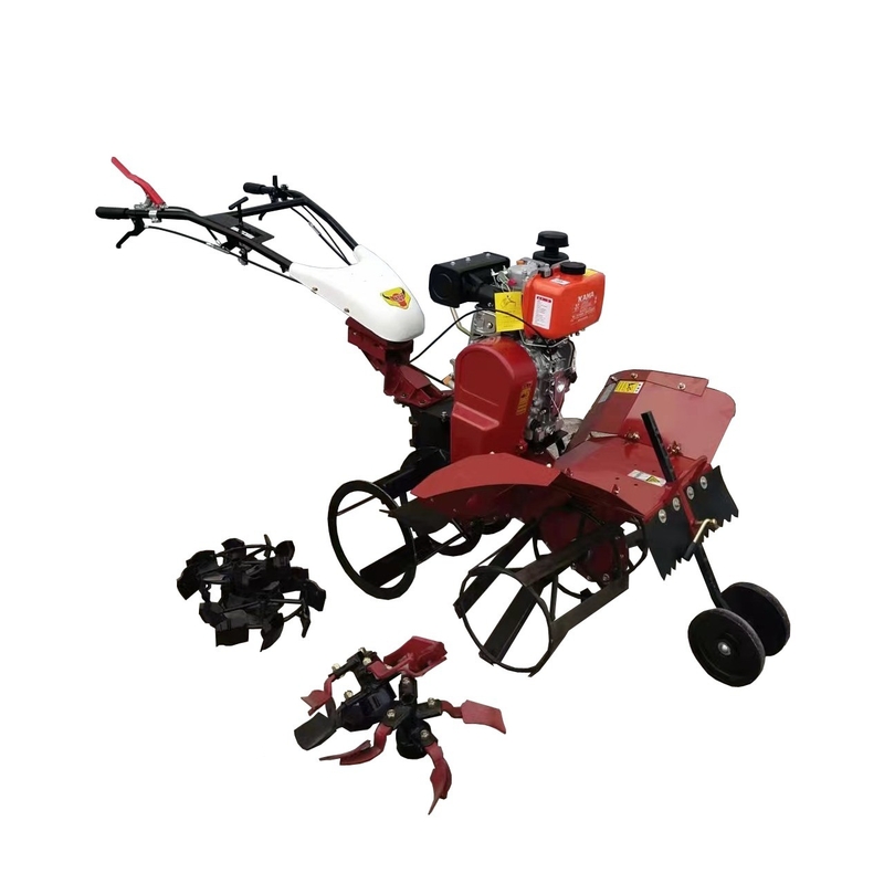 Moteur à essence à moteur polyvalent à quatre roues motrices Mini-Tiller pour l'agriculture