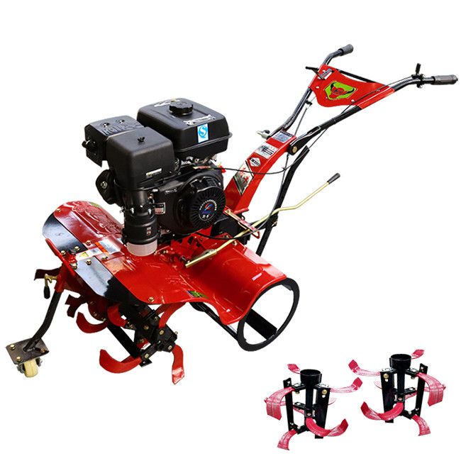 La vitesse de travail du cultivateur mini-tiller de jardin 7HP est de 4 km/h pour une productivité maximale