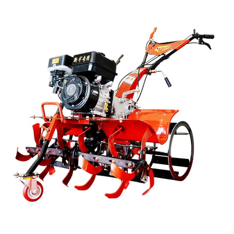 Récemment conçu 170F moteur à essence 4 roues motrices Mini Power Tiller Cultivator Compact pour la ferme
