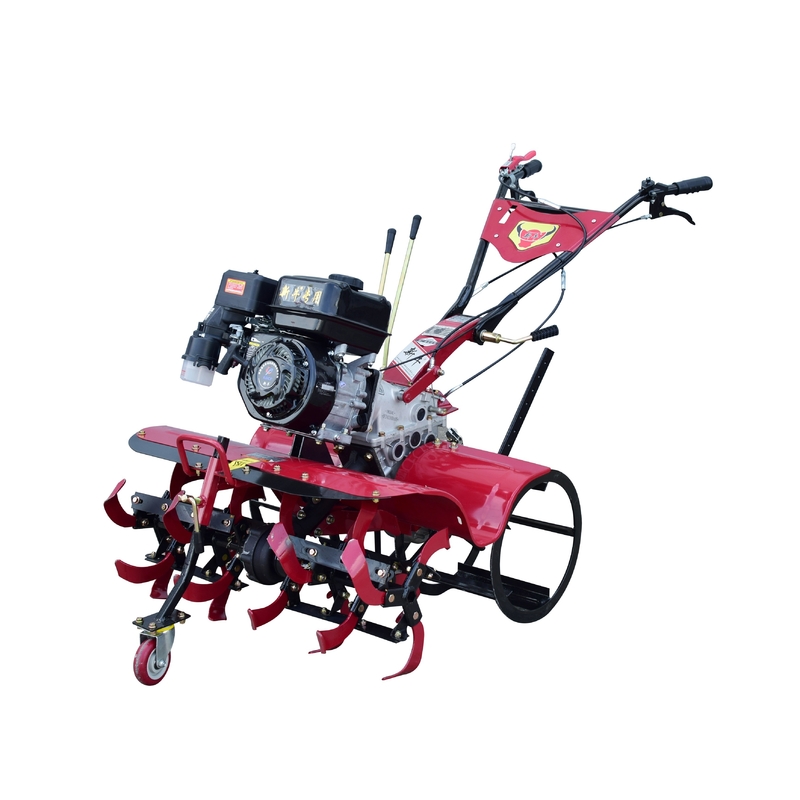 Traction à quatre roues motrices 4 km/h Vitesse de travail 170F Tiller électrique pour petites parcelles et jardins