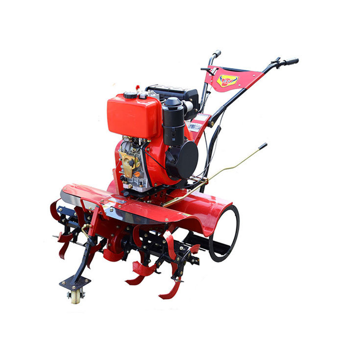 Transmission à engrenages Moteur diesel 8 chevaux Cultivateur rotatif de terrassement pour terrassement lourd