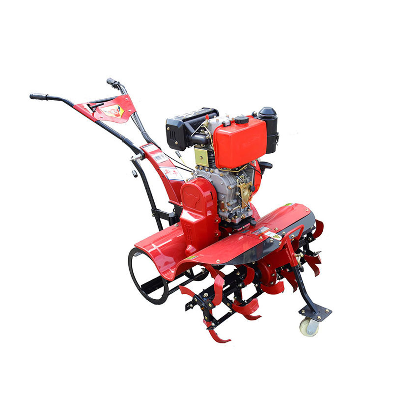 Cultivateur à outils à main de 8 chevaux avec fonctionnement facile et nouveau type de moteur diesel