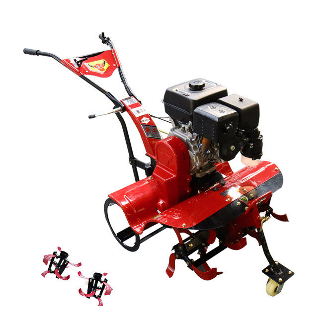 Petite puissance dernière conception à quatre roues motrices Mini Tiller de puissance pour le cultivateur de ferme à domicile