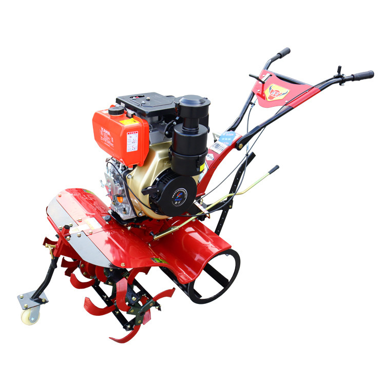 Puissante 7HP 8HP 9HP 10HP moteur diesel Tiller rotatif pour la machine agricole Vitesse de travail 4KM/H